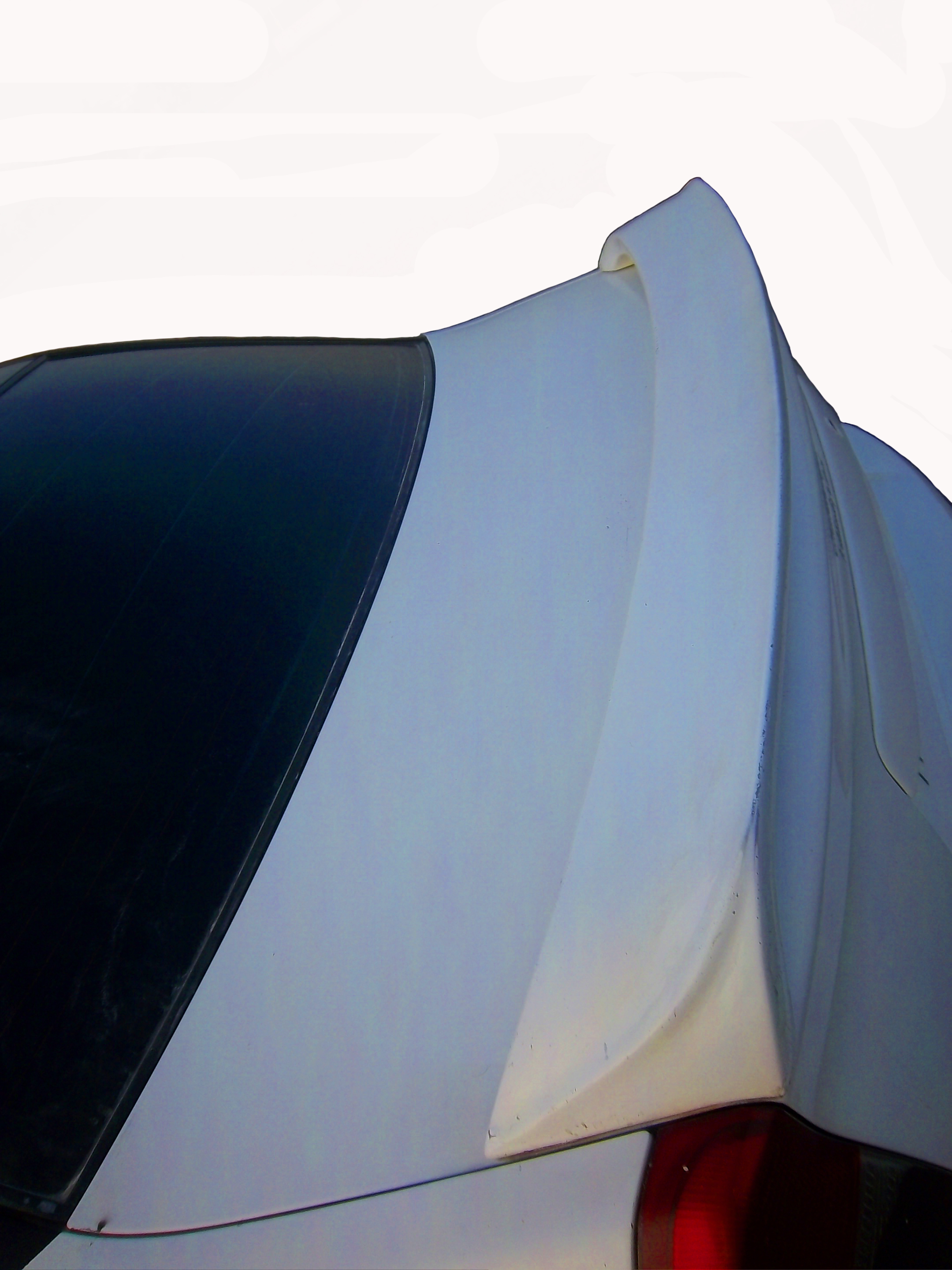 Accent |Car Spoiler| Semi-Finished(Un-Painted) Fiber Reinforced Plastic (FRP) Drilling Required.