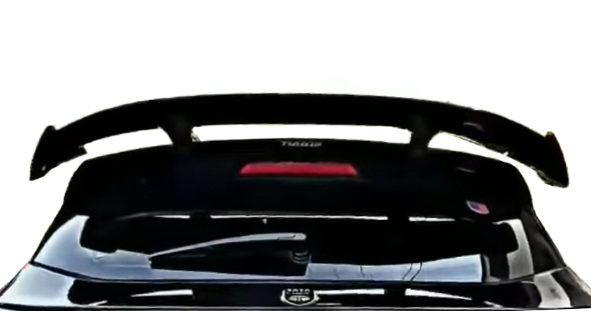 GT Type Sportz Spoiler Semi-Finished (Unpainted Grey) Car Spoiler Fiber Reinforced Plastic (FRP) Compatible with altroz