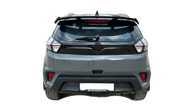 GT Type Sportz Spoiler Semi-Finished (Unpainted Grey) Car Spoiler Fiber Reinforced Plastic (FRP) Compatible with Nexon