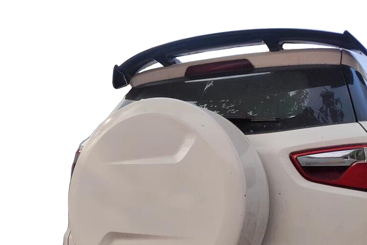 GT Type Sportz Spoiler Semi-Finished (Unpainted Grey) Car Spoiler Fiber Reinforced Plastic (FRP) Compatible with Ecosports