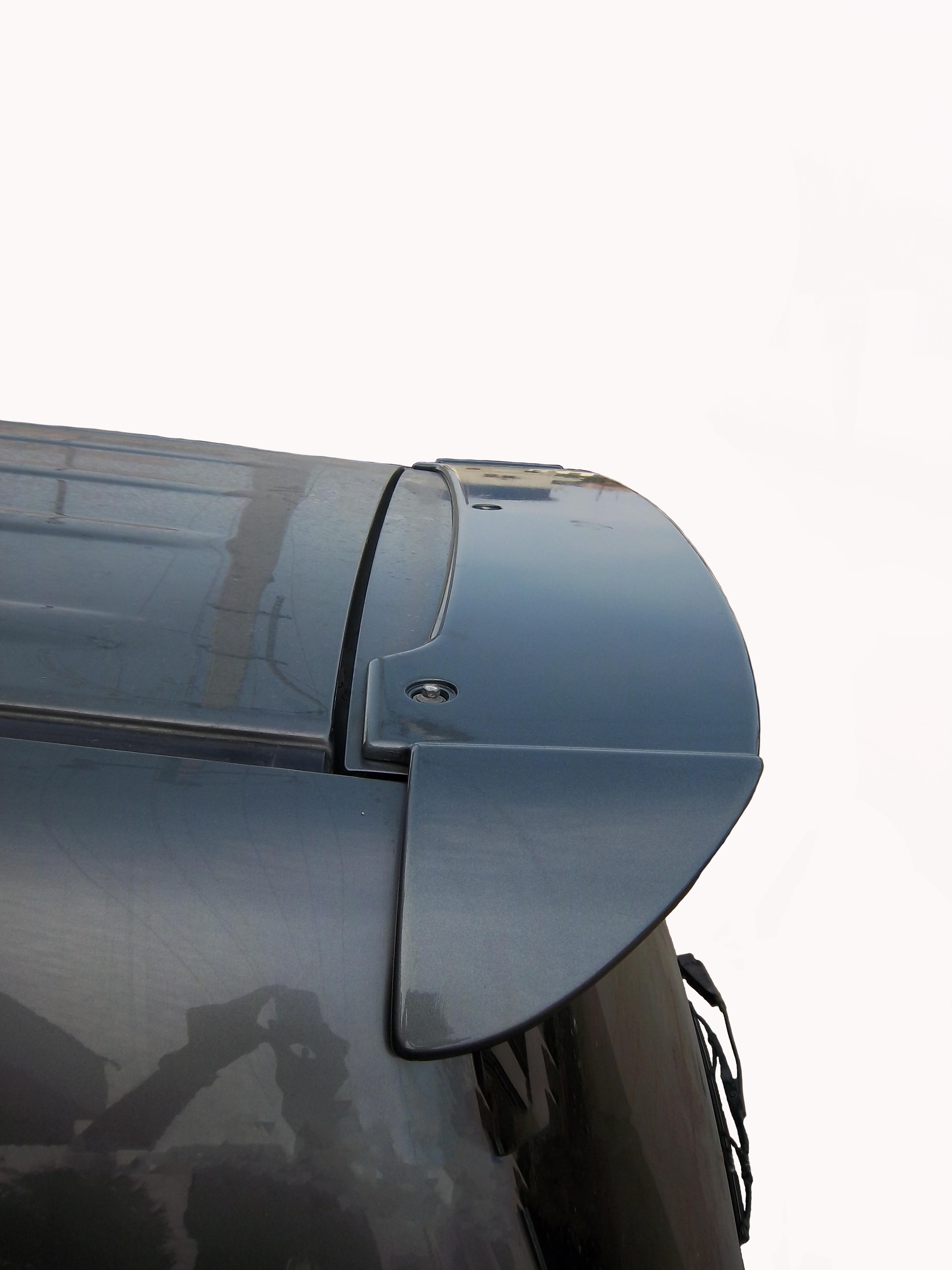 Semi-Finished Car Spoiler for Toyota Innova (Unpainted Grey) Car Spoiler with Light Weight Fiber Reinforced Plastic (FRP)