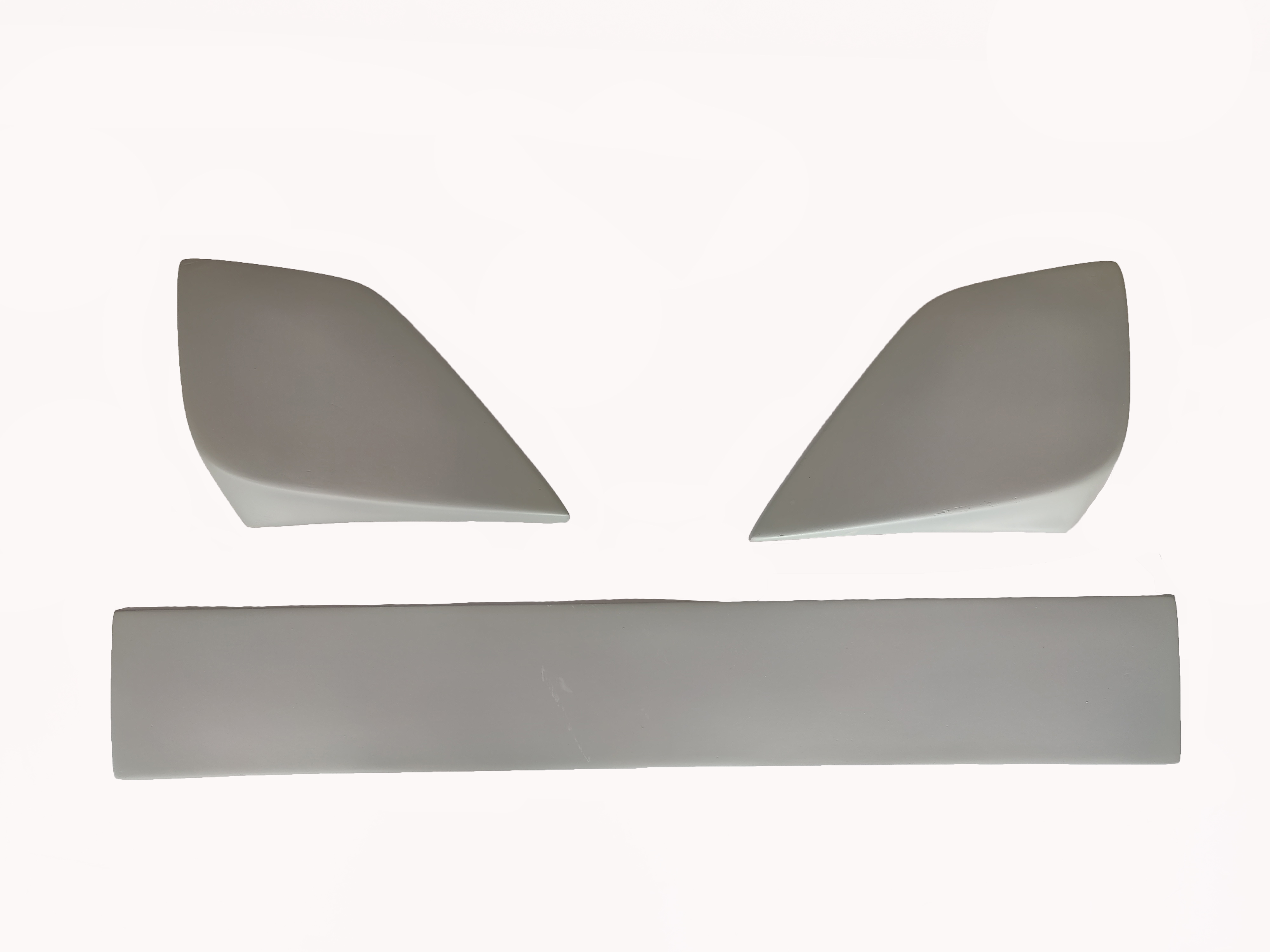Car Spoiler Compatible with Cedia (Unpainted - Ps Grey color) Car Spoiler with Light Weight Fiber Reinforced Plastic (FRP) - Drilling Required.