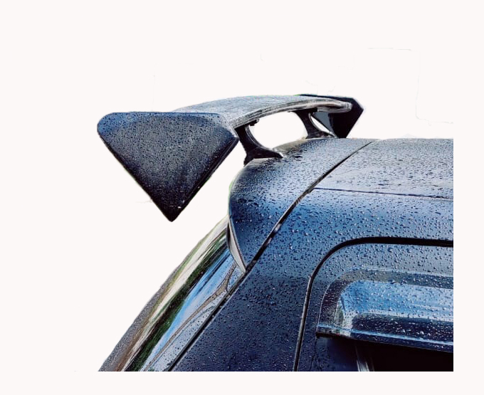 Car Spoiler Sporty Look GT Racing Type Rear Wing Spoiler Compatible with Swift. Semi-Finished Swift (2011to 2017)(Unpainted Grey)