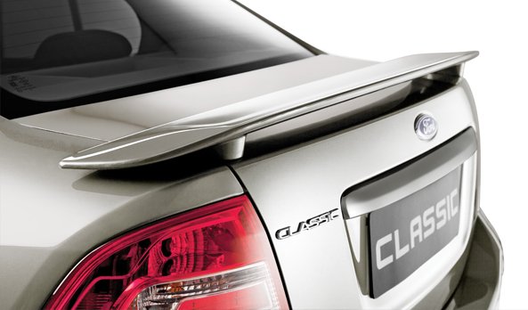 Fiesta Spoiler (Unpainted Grey) Car Spoiler with Light Weight Fiber Reinforced Plastic (FRP) Drilling Reqired