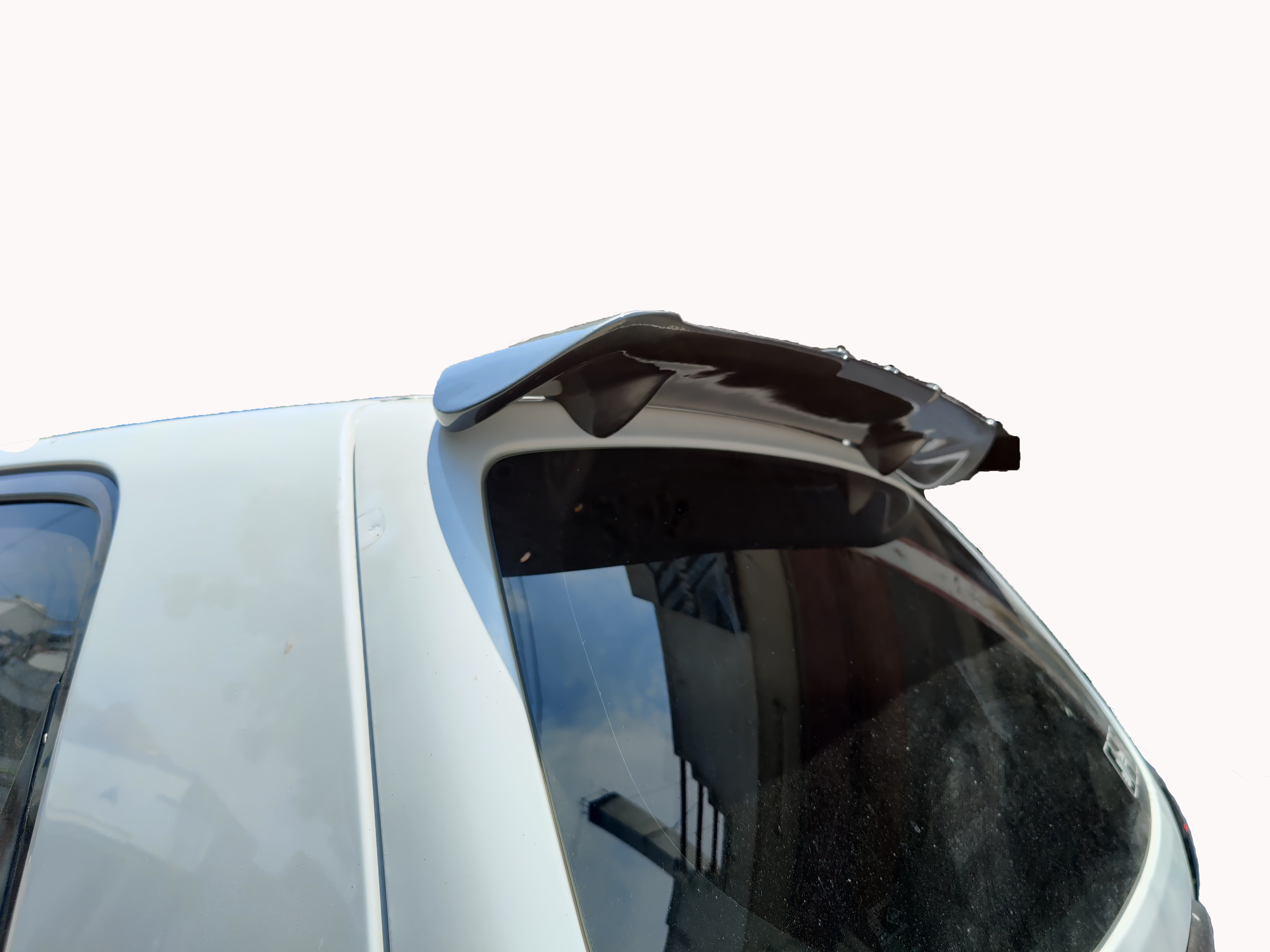 Car  Spoiler Compatible with Alto K10. Semi-Finished Car Spoiler Alto (Unpainted Grey)