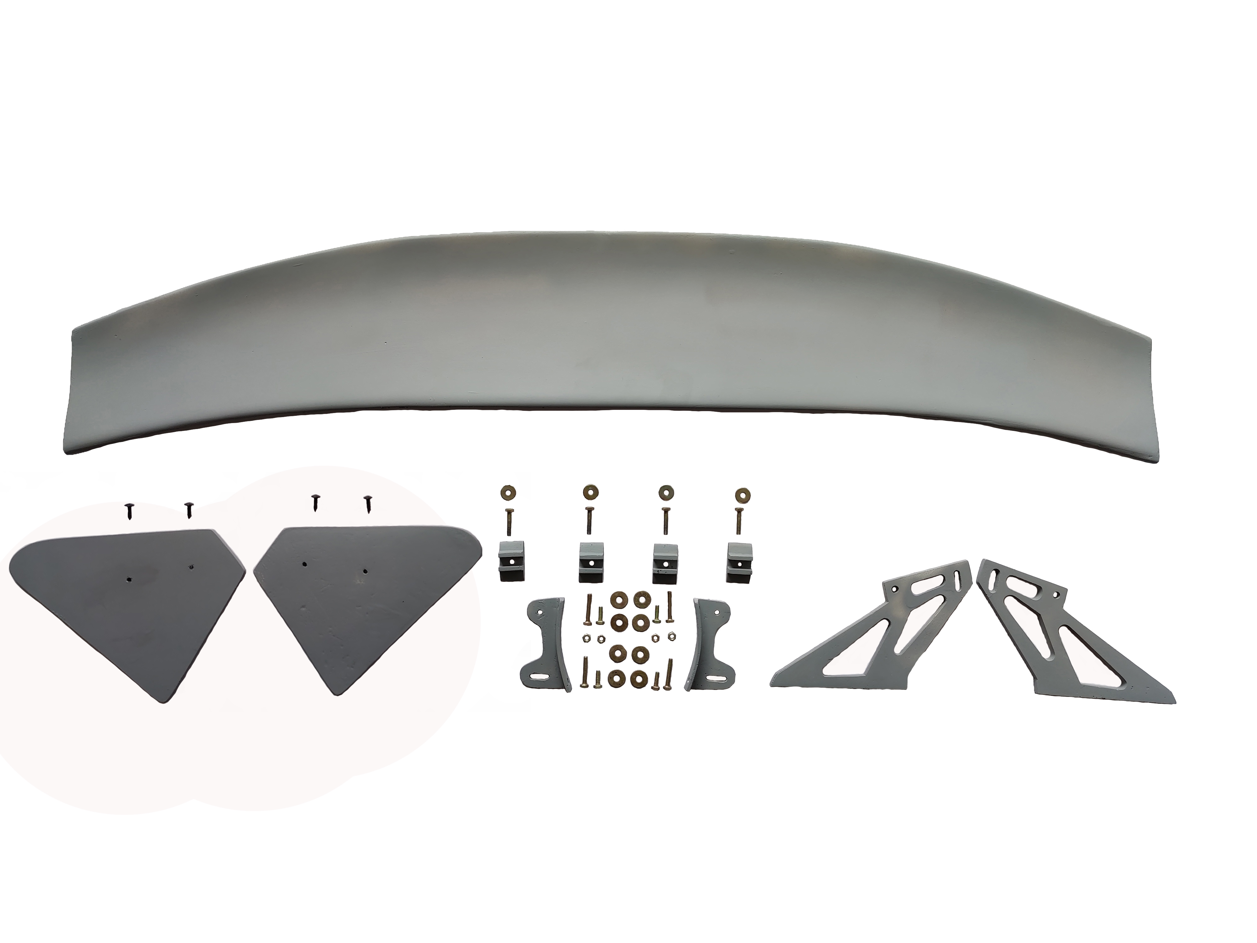 Car Spoiler Compatible with Accord (Unpainted - Ps Grey Color) Car Spoiler with Light Weight Fiber Reinforced Plastic (FRP) Drilling Required.