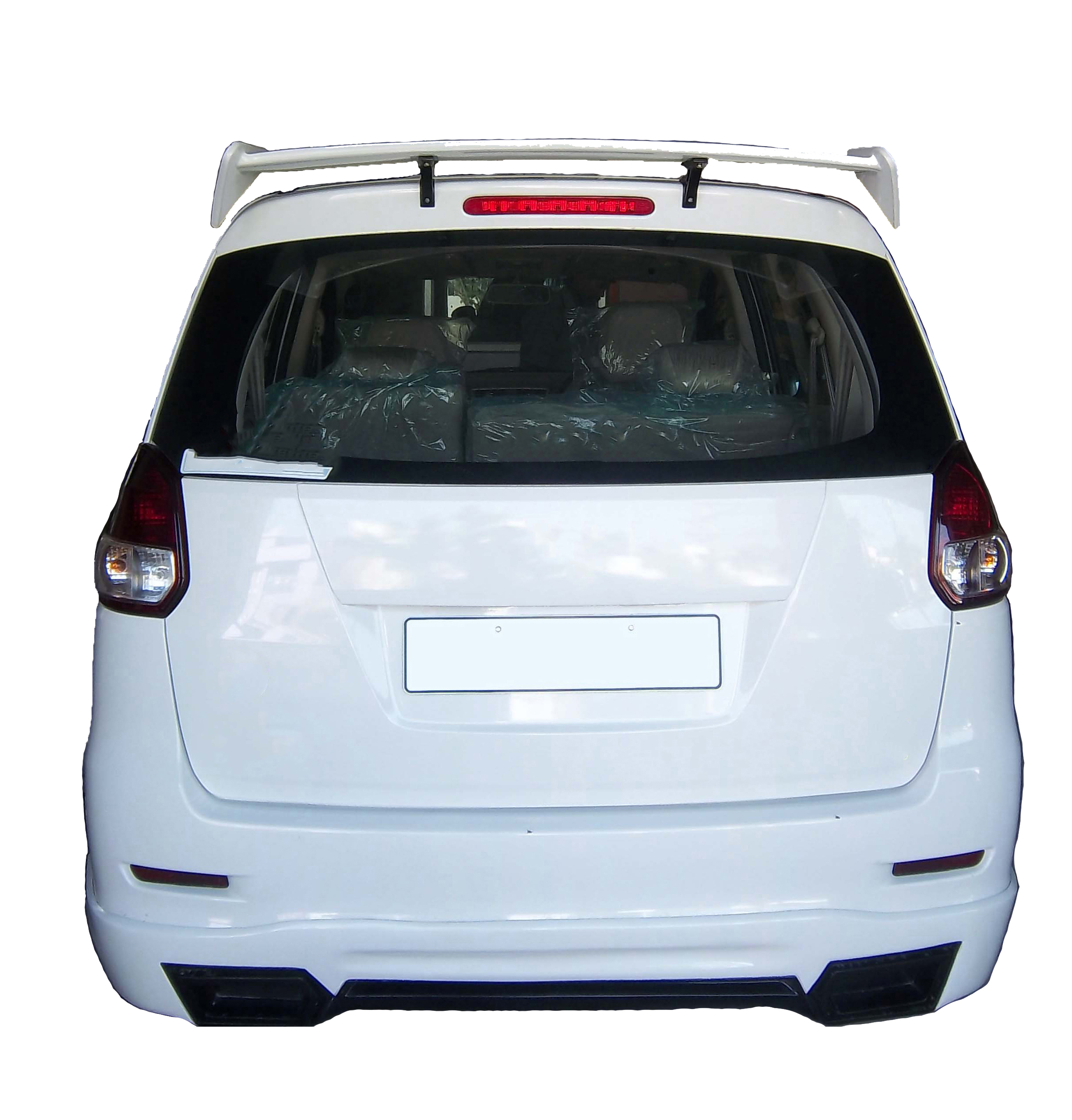 Car Spoiler| Compatible with Ertiga| Semi-Finished (Unpainted)| Fiber Reinforced Plastic (FRP)