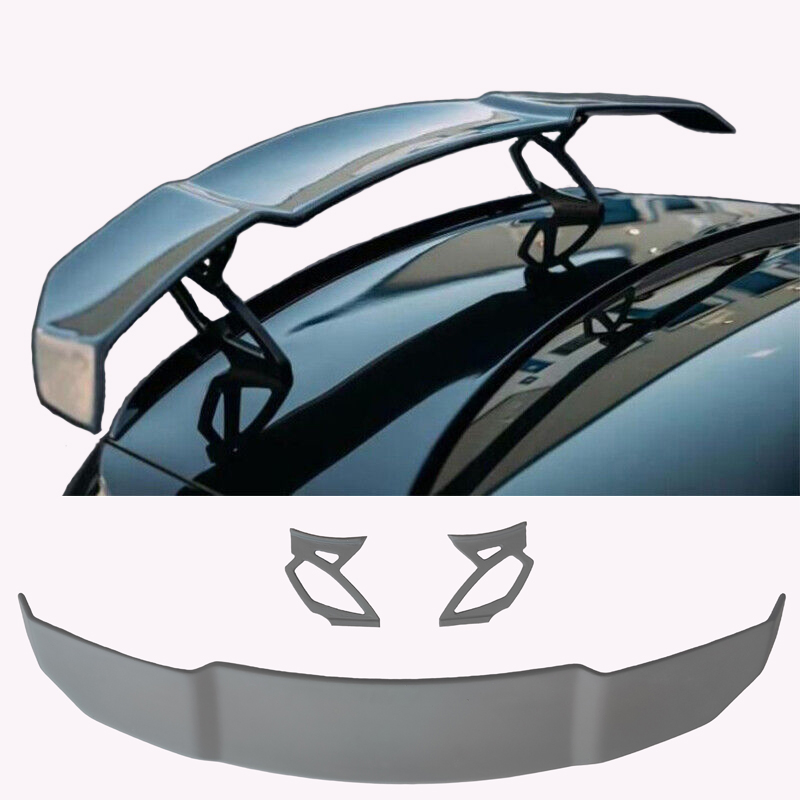 Back2Tracks - B2T AUTOMOTIVE® Car Spoiler compatible For Swift Dzire Semi-Finished - Unpainted (FRP) Swift Dzire spoiler