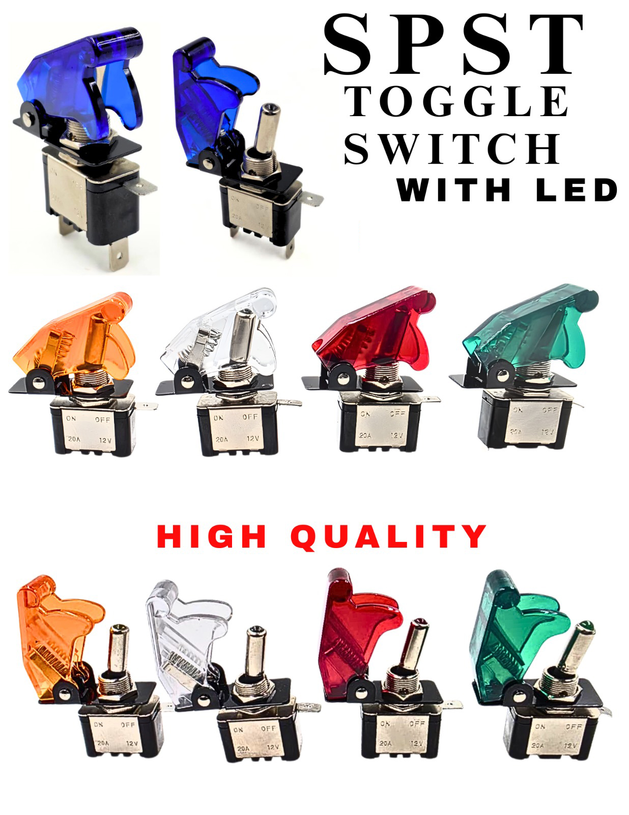 SPST Toggle Switch With Led