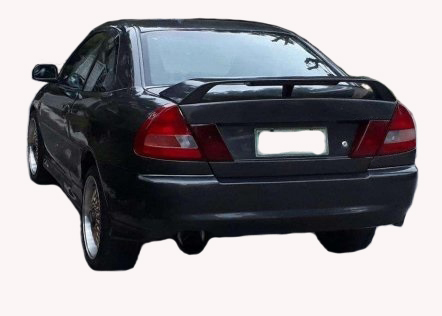 Car Spoiler Semi-Finished (Unpainted Grey) Car Spoiler Fiber Reinforced Plastic (FRP) Compatible with Lancer Cars