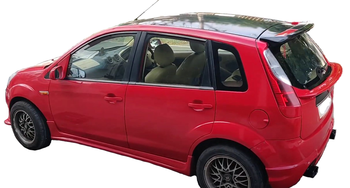 Car Spoiler Compatible to Figo Semi-Finished (Unpainted) Fiber Reinforced Plastic (FRP)