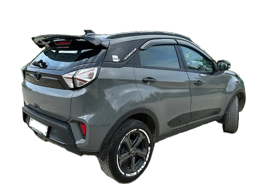 GT Type Sportz Spoiler Semi-Finished (Unpainted Grey) Car Spoiler Fiber Reinforced Plastic (FRP) Compatible with Nexon
