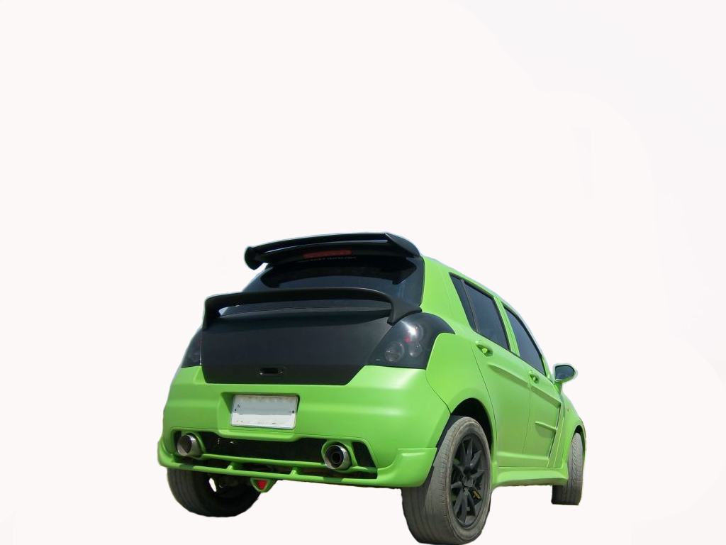 Car Spoiler Compatible with Maruthi Swift (Unpainted - Ps Grey Color) Car Spoiler with Light Weight Fiber Reinforced Plastic (FRP) - Drilling Required.